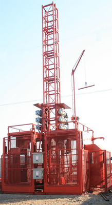 150 m 33 m/min construção Hoist Elevador equipamento com YZEJ132M-4 Motor de elevação